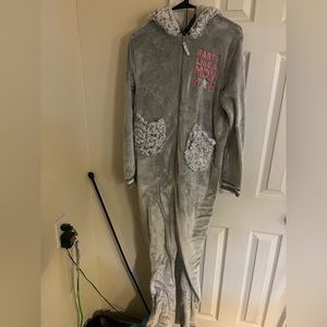 Party like a mon star Secret treasure fleece overall xL